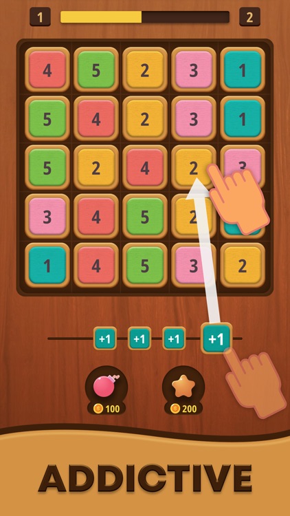 Mergezilla - Number Puzzle