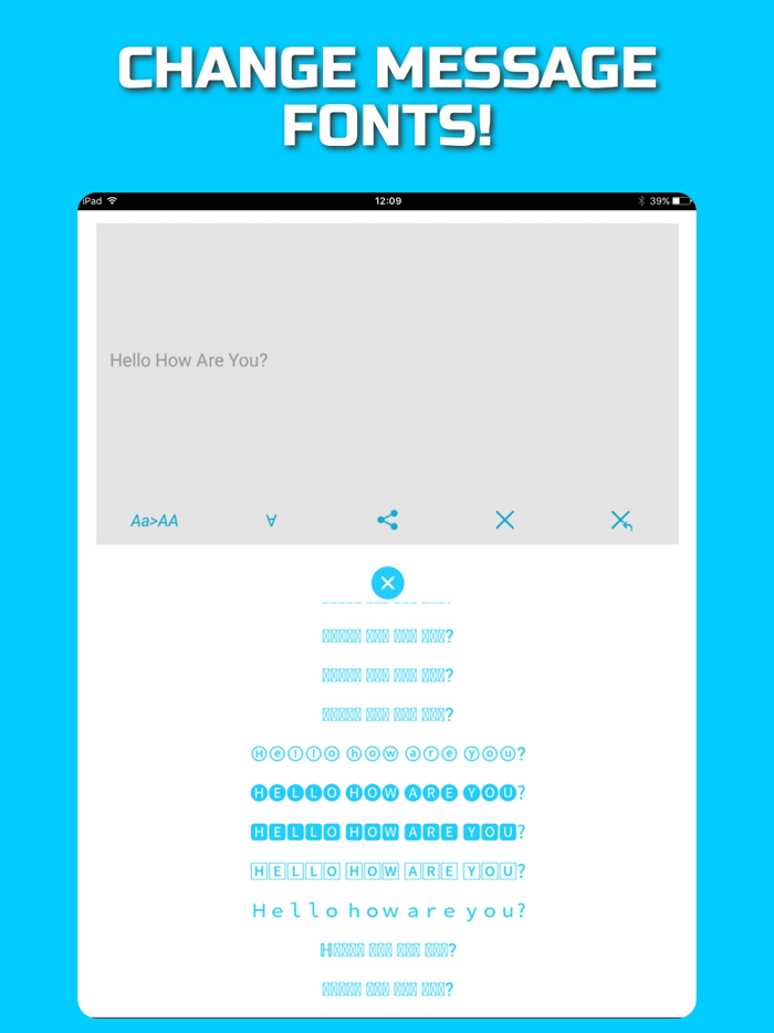 Text Tool - Fonts and symbols