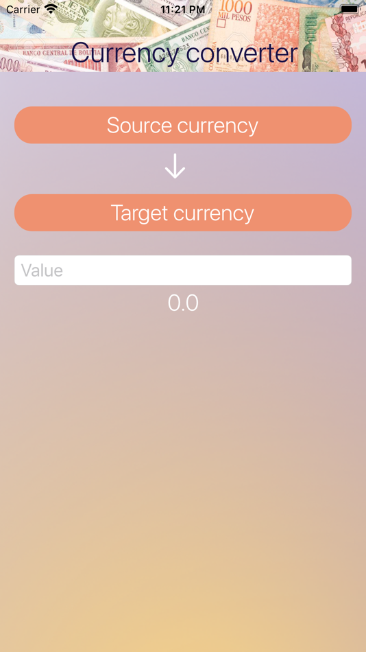 #1. Currency transformer (iOS) 게시자: Diogenes Souza