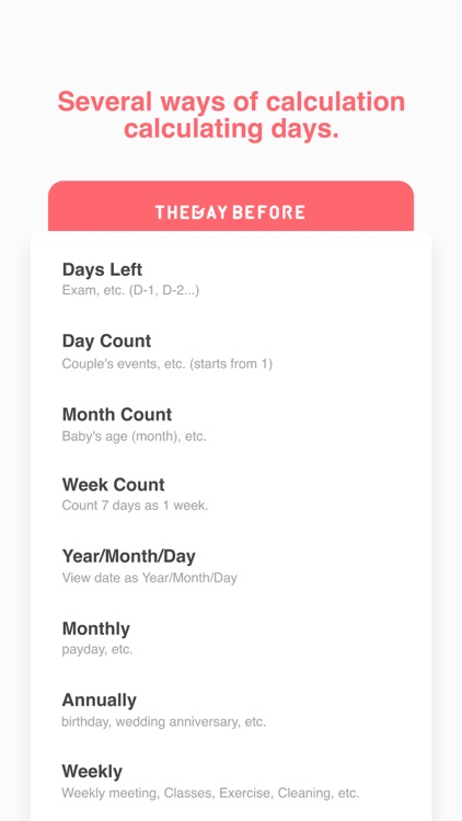 TheDayBefore (days countdown) screenshot-5