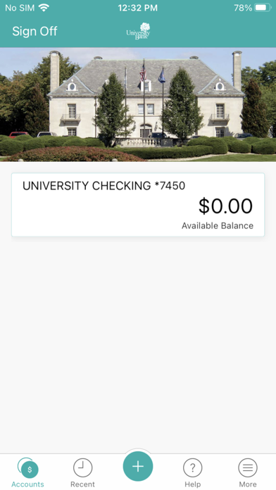 University Bank Mobile Screenshot