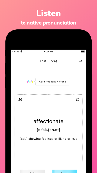 Memorize: TOEFL Vocabulary Screenshot