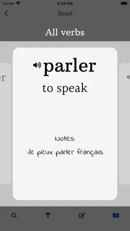 Game screenshot French Verbspree apk