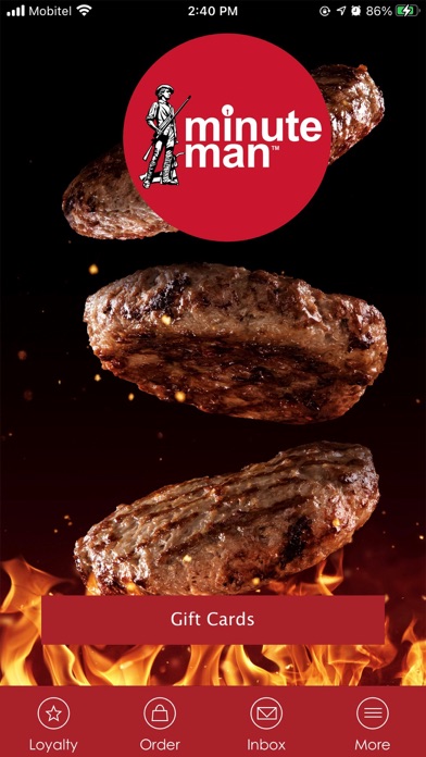 Minute Man Burgers Screenshot 1 - AppWisp.com Minute Man Burgers Screenshot 1 - AppWisp.com