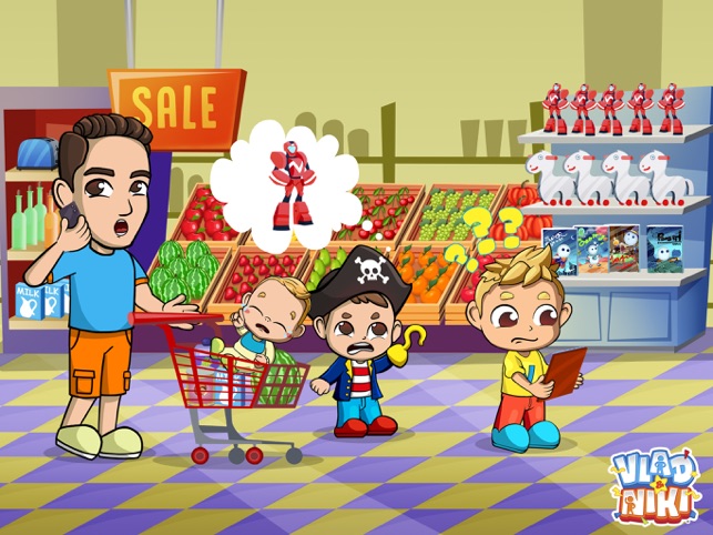 Vlad and Niki Supermarket game on the App Store