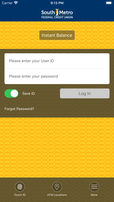 South Metro FCU Mobile Screenshot