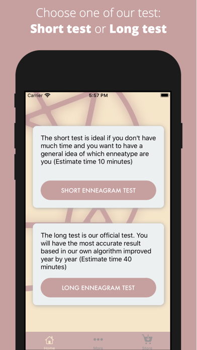 Enneagram Personality Test Screenshot