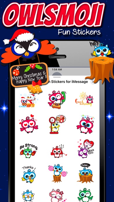 Owlsmoji Fun Stickers Screenshot