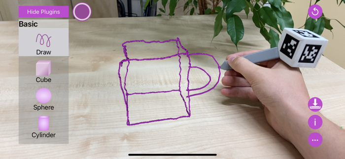 ARPen Mid-Air Interactions