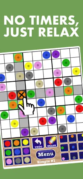 Game screenshot Color Sudoku Puzzles! apk