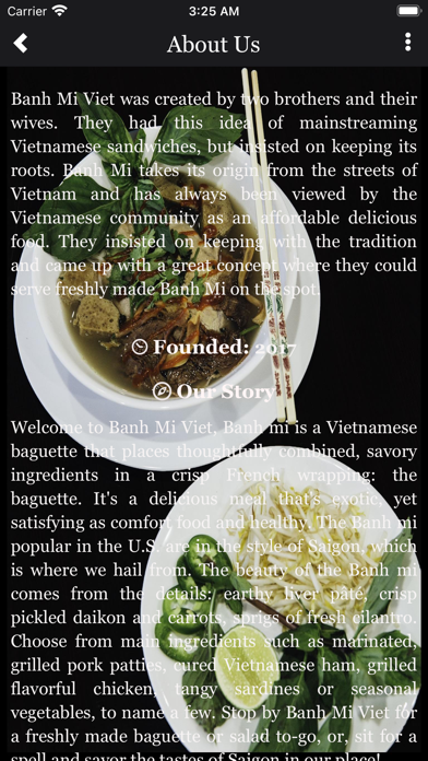 Banh Mi Viet Restaurant Screenshot