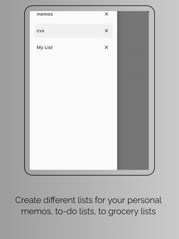 dThing: Memo with Pics & Voice iPad screenshot 4 - Productivity app