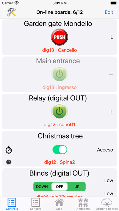 AndruinoApp - Arduino IoT Screenshot