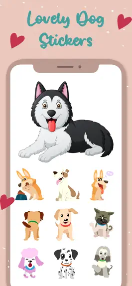 Game screenshot Lovely Dog Stickers Pack hack