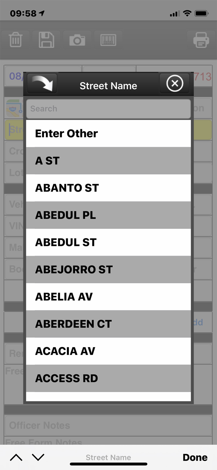 Crossroads Parking eCite App