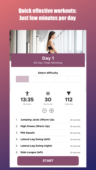 Thigh Slimming Challenge screenshot 4