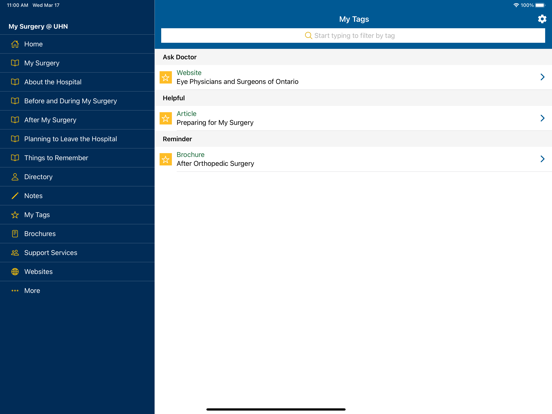 Screenshot #6 pour My Surgery @ UHN