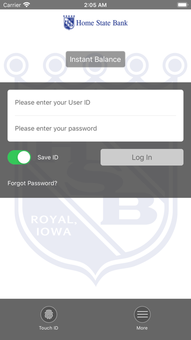 Home State Bank Royal, Iowa Screenshot