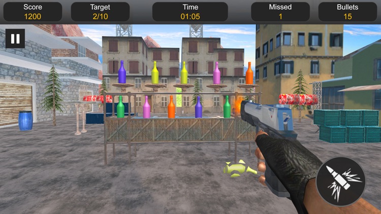 Bottle Shooting Expert Shooter screenshot-3