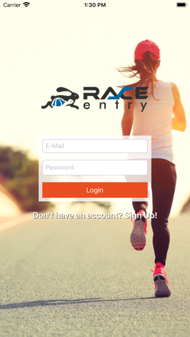 Race Entry Experience Screenshot
