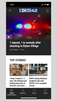 cbs 42 - al news & weather iphone screenshot 1