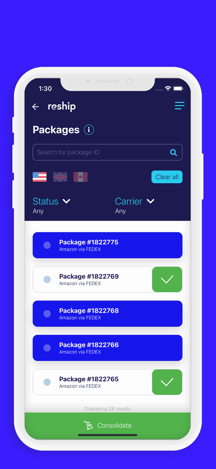 Reship - Shopping and Shipping