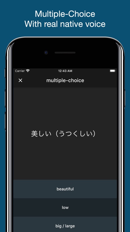 Japanese Basic Vocabulary screenshot-3