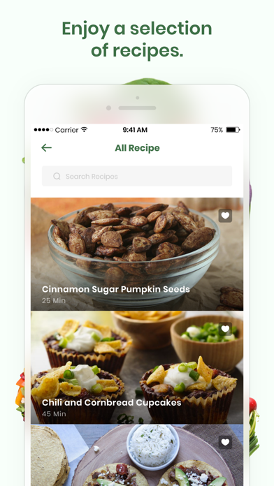 Vegetarian Recipes & Meals Screenshot