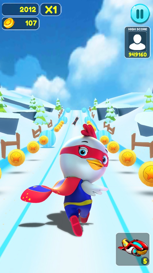 #3. Lily Run 3D (iOS) Podle: BigCode Games Pvt Ltd