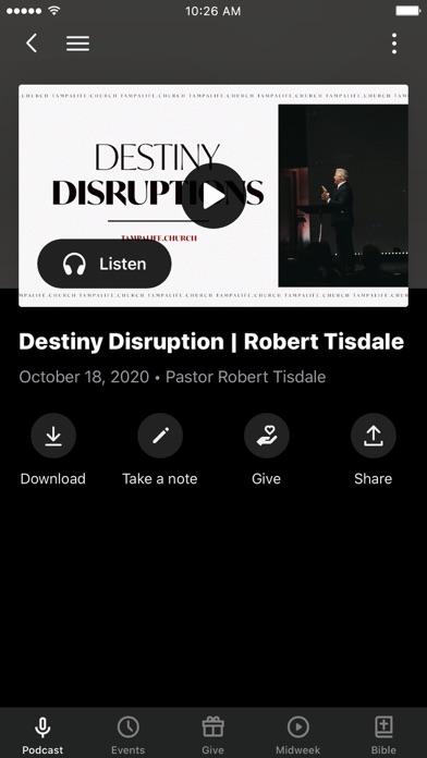 Tampa Life Church Screenshot