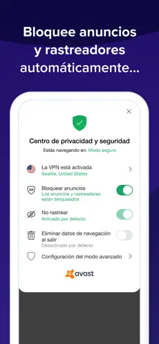 Imágen 3 Avast Secure Browser iphone