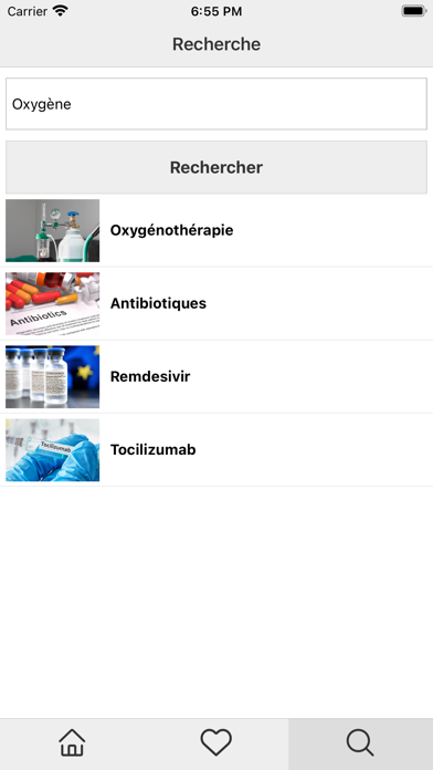 Reco COVID AP-HP Screenshot