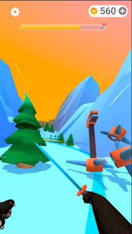 Game screenshot Ninja Skiing apk