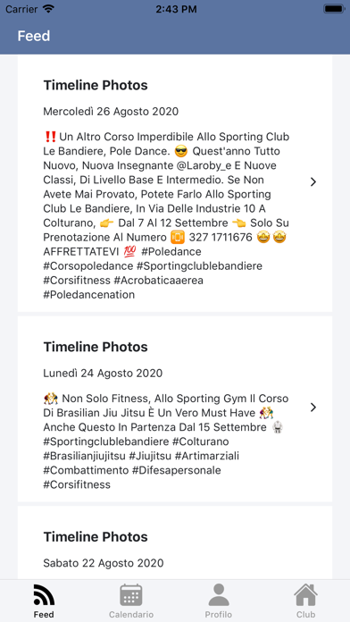 Sporting Gym Le Bandiere Screenshot