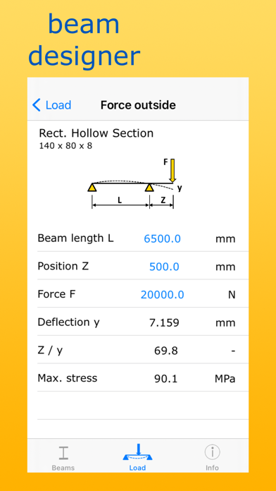 Beam Designer Screenshot