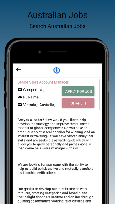 Australian Jobs Screenshot