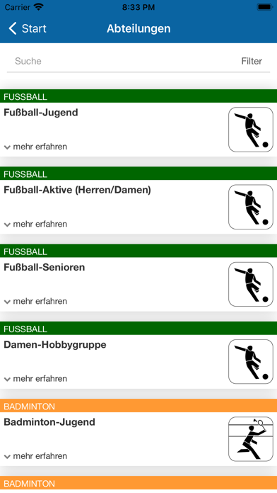 Sportverein Spaichingen Screenshot