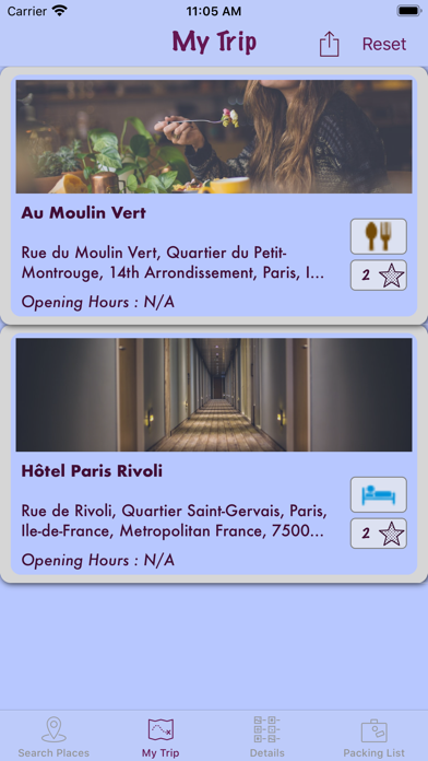 RoadTrip App Screenshot
