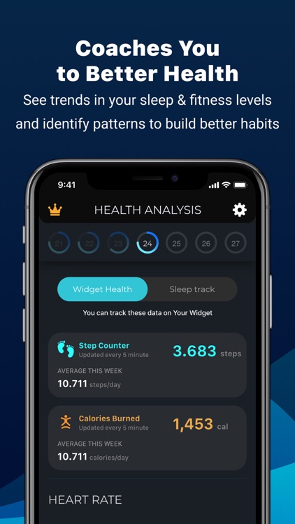 Health Widget & Sleep Tracker