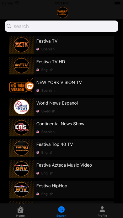 Festiva TV & Radio Screenshot
