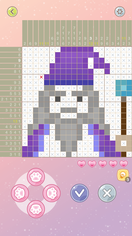 #2. Cat Sitter - nonogram (iOS) 由: KWANG YEOUL YOO