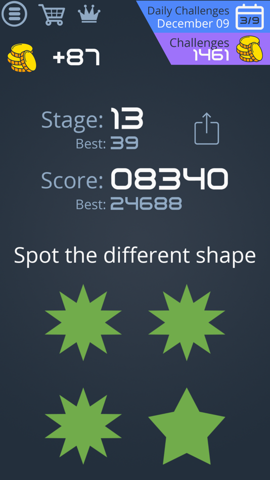 #6. 3 Seconds (Can you spot it?) (iOS) Podle: Frozax Games