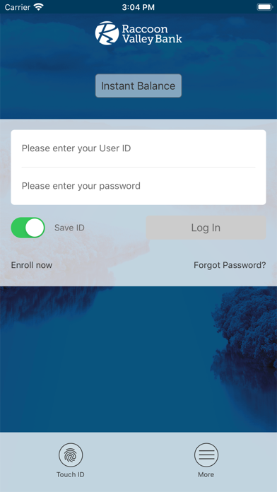 Raccoon Valley Bank Screenshot