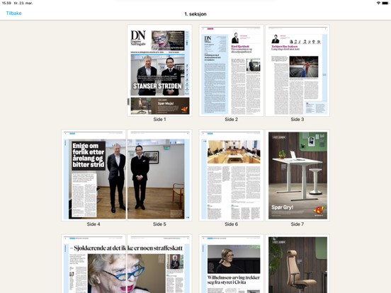 DN Eavis iPad screenshot 5 - News app