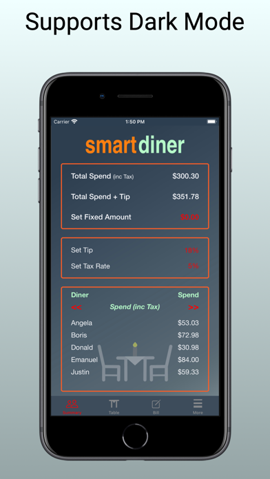 Smart Diner - Pay Your Share Screenshot