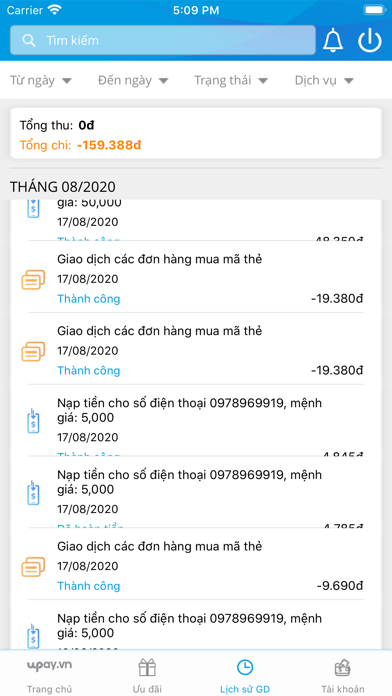 wPay.vn Screenshot