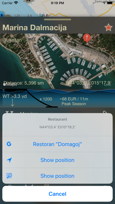 Harbor finder Croatia&Adriatic Screenshot