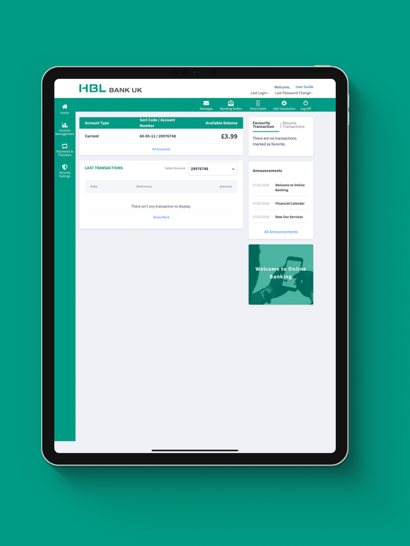 Screenshot #5 pour HBL Bank UK Mobile Banking