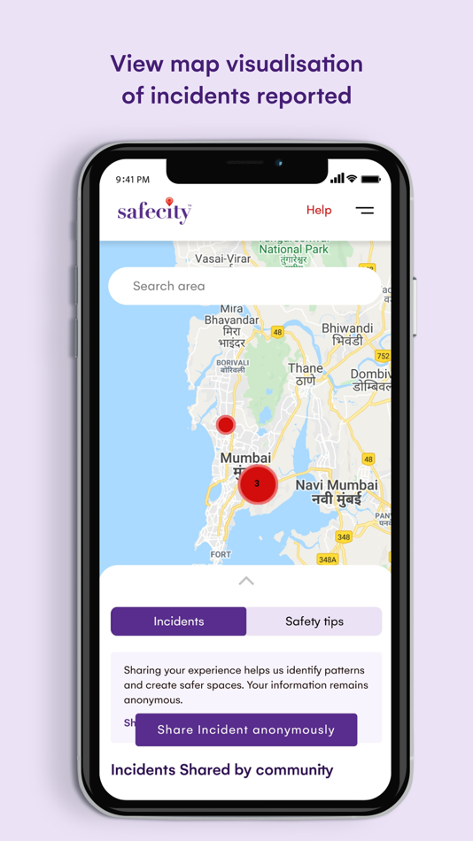 #1. Safecity App (iOS) Podle: Red Dot Foundation Global