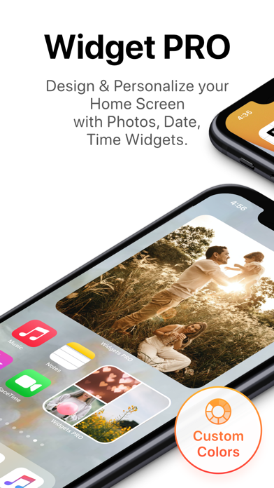 Widgets PRO - Photo Time Colorのおすすめ画像1